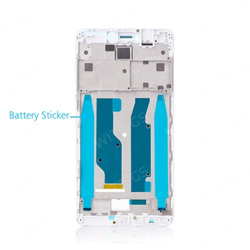 OEM LCD Supporting Frame for Xiaomi Redmi Note 4X White