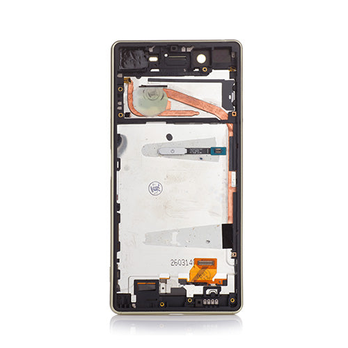 Custom LCD Screen Assembly Replacement for Sony Xperia X Lime Gold