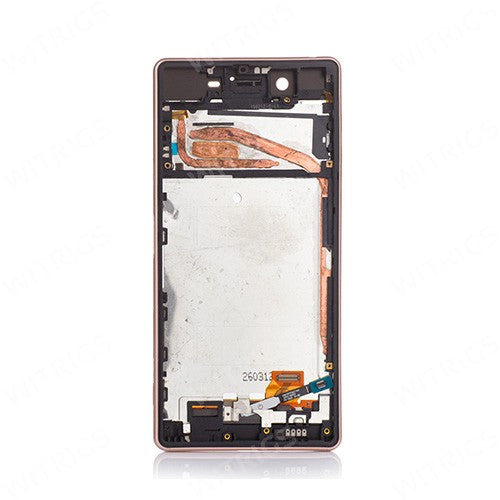 Custom LCD Screen Assembly Replacement for Sony Xperia X Rose Gold