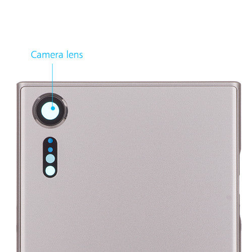 OEM Back Cover for Sony Xperia XZs Warm Silver