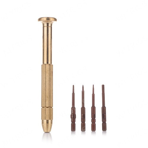 Professional Screwdriver Tools Kit for iPhone Series Gold