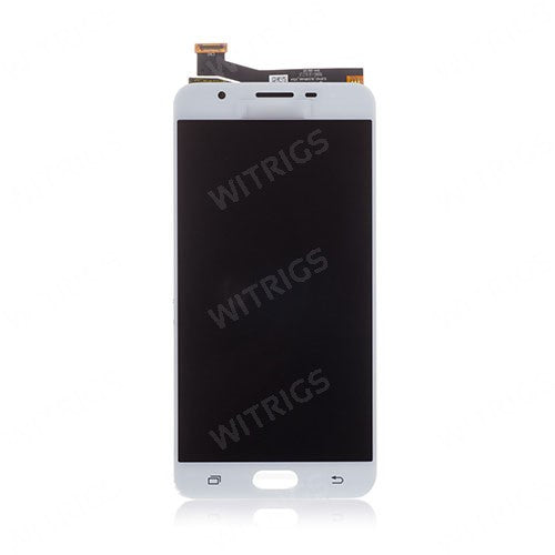 Custom LCD Screen with Digitizer Replacement for Samsung Galaxy J7 Prime White