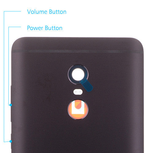 OEM Back Cover for Xiaomi Redmi Note 4 Low Black