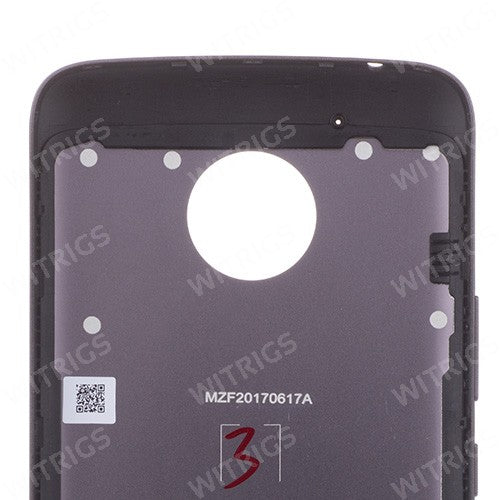 OEM Back Cover for Motorola Moto E4 Plus (USA) Iron Gray