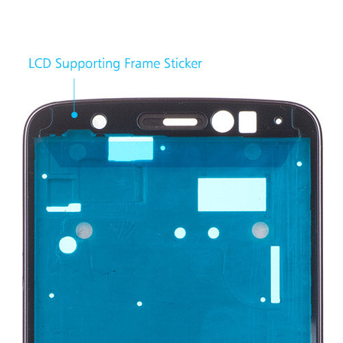 OEM LCD Supporting Frame for Motorola Moto E4 Iron Gray