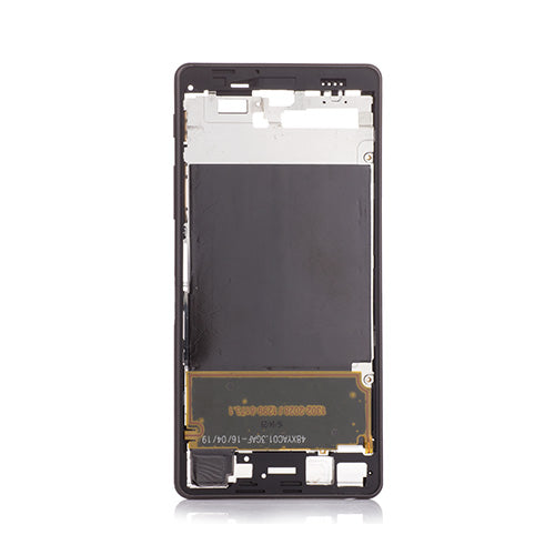 OEM Middle Frame + LCD Shield for Sony Xperia X Graphite Black