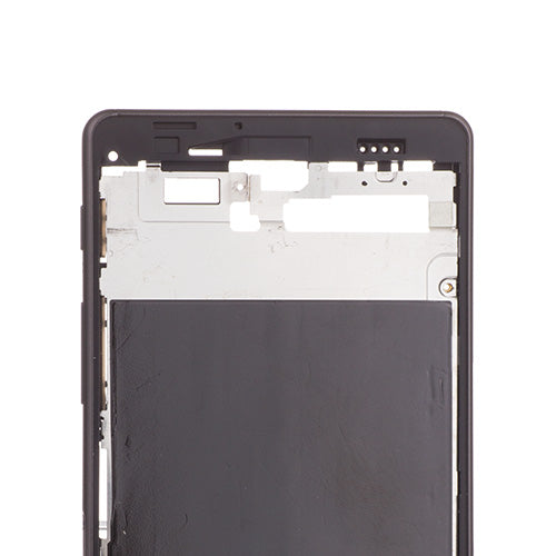 OEM Middle Frame + LCD Shield for Sony Xperia X Graphite Black