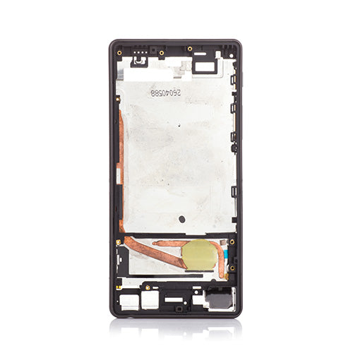 OEM Middle Frame + LCD Shield for Sony Xperia X Graphite Black