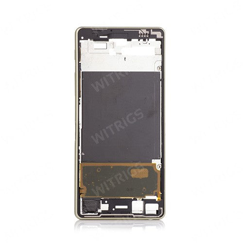 OEM Middle Frame + LCD Shield for Sony Xperia X Lime Gold