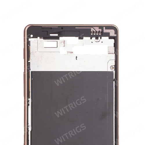 OEM Middle Frame + LCD Shield for Sony Xperia X Rose Gold