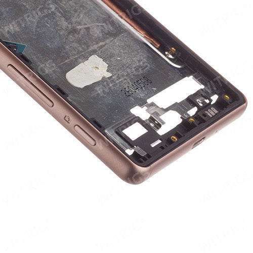 OEM Middle Frame + LCD Shield for Sony Xperia X Rose Gold