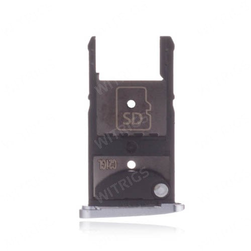 OEM SIM + SD Card Tray for Motorola Moto Z Play Silver