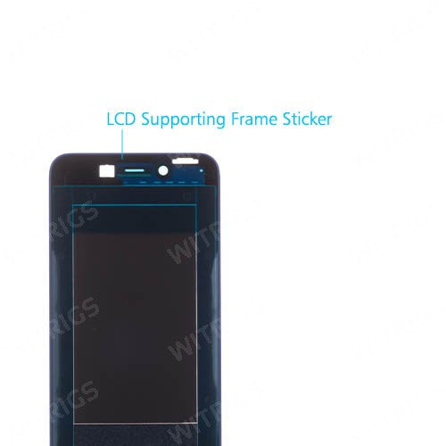 OEM LCD Supporting Frame for Huawei Honor 6C Pro Blue