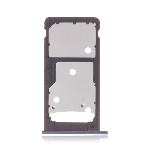 OEM SIM + SD Card Tray for Huawei Y7 Prime Aurora Blue