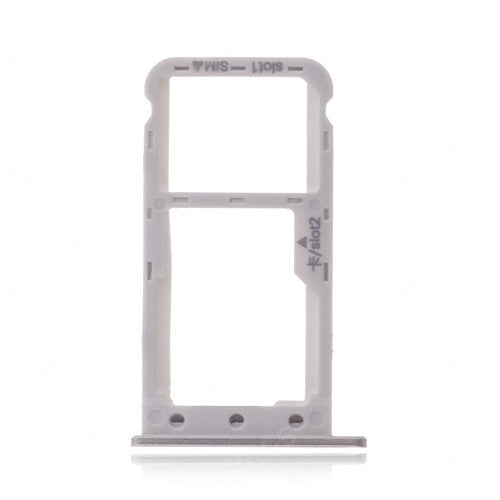 OEM SIM + SD Card Tray for Huawei P9 Lite mini Silver