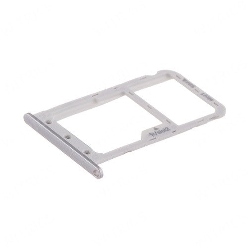 OEM SIM + SD Card Tray for Huawei P9 Lite mini Silver