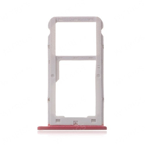 OEM SIM + SD Card Tray for Huawei P9 Lite mini Red