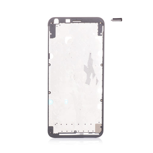 OEM LCD Supporting Frame + Mesh for LG Q6 Astro Black