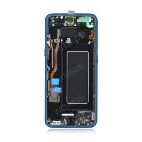 OEM Screen Replacement with Frame for Samsung Galaxy S8 Coral Blue
