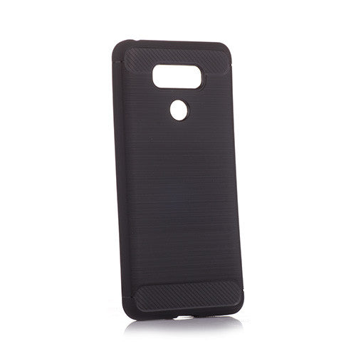 Brushed Silicon Back Shell for LG G6 Black