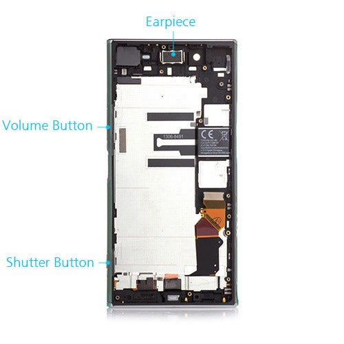 OEM LCD Screen Assembly Replacement for Sony Xperia XZ Premium Luminous Chrome