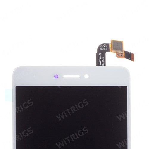 Custom LCD Screen with Digitizer Replacement for Xiaomi Redmi Note 4 White