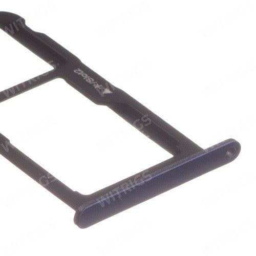 OEM SIM + SD Card Tray for Huawei P8 Lite (2017) Blue