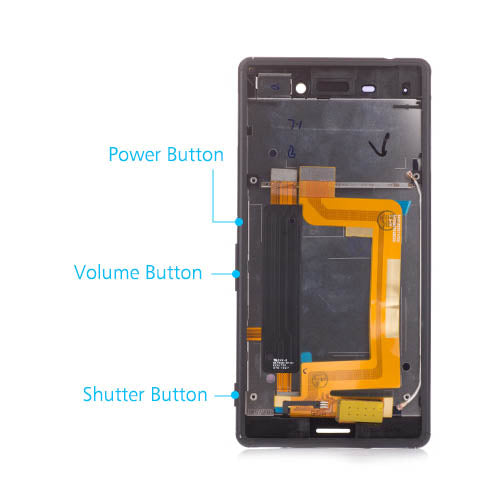 Custom LCD Screen Assembly Replacement for Sony Xperia M4 Aqua Black
