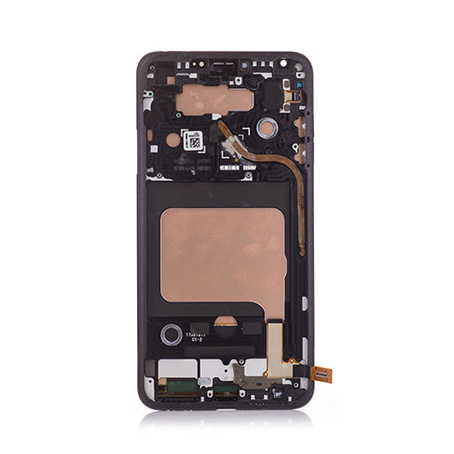 OEM P-OLED Screen Replacement with Frame for LG V30 Aurora Black