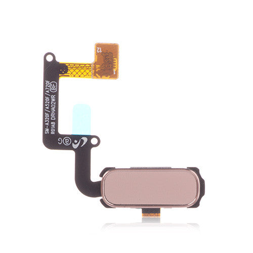 OEM Fingerprint Scanner Flex for Samsung Galaxy A3 (2017) Peach Cloud