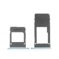 OEM SIM + SD Card Tray for Samsung Galaxy A7 (2017) Blue Mist