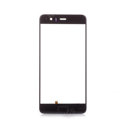 OEM Front Glass + Frame for Huawei P10 Plus Graphite Black