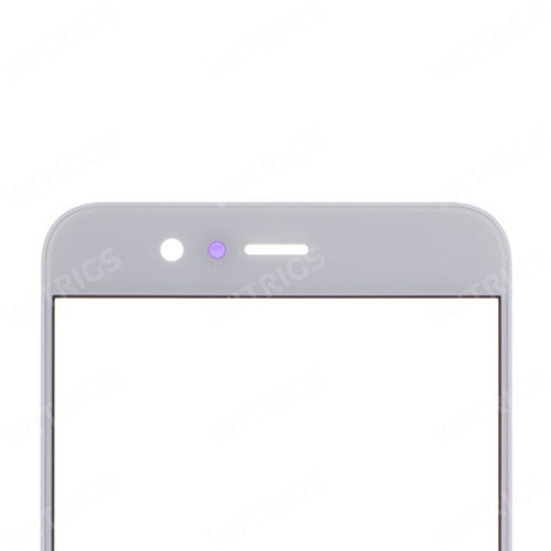 OEM Front Glass + Frame for Huawei Honor 8 Pro Pearl White