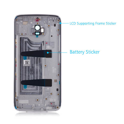 OEM Back Cover for Motorola Moto G5S Silver