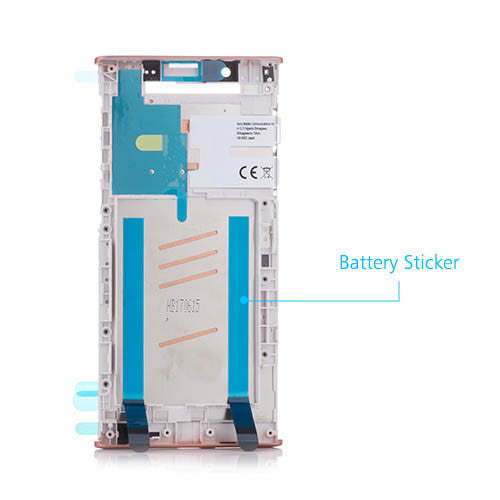 OEM LCD Supporting Frame for Sony Xperia L1 Pink