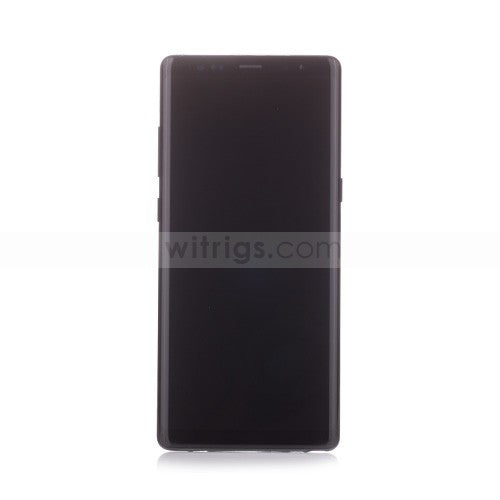 OEM Super AMOLED Screen Replacement with Frame for Samsung Galaxy Note 8 Midnight Black