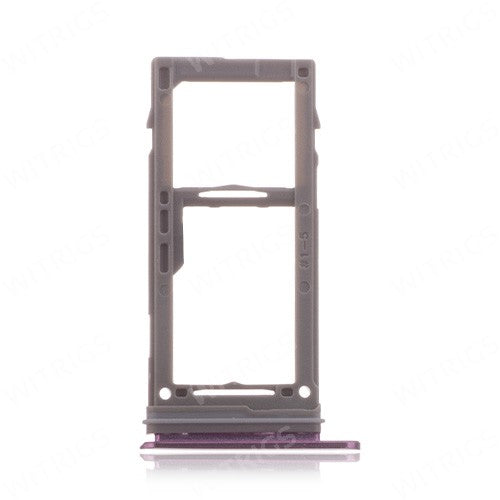 OEM SIM + SD Card Tray for Samsung Galaxy S9 Lilac Purple