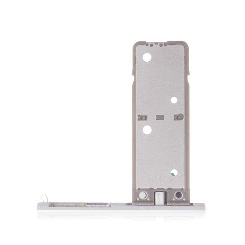 OEM Dual SIM Card Tray + SIM Cover Flap for Sony Xperia XA1 Ultra White