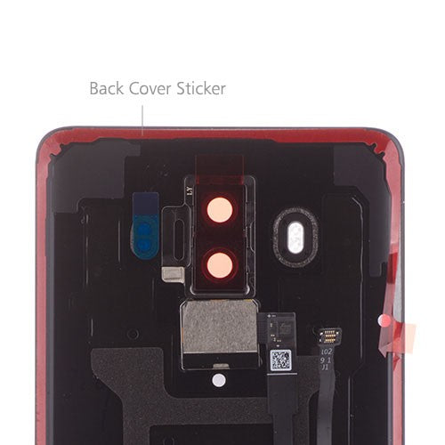OEM Battery Cover + Fingerprint Scanner Flex for Huawei Mate 10 Pro Titanium Gray