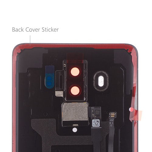 OEM Battery Cover + Fingerprint Scanner Flex for Huawei Mate 10 Pro Mocha Brown