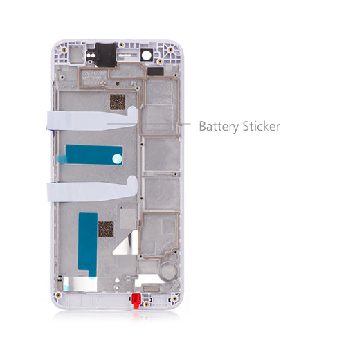 OEM LCD Supporting Frame for Huawei Enjoy 5S Silver