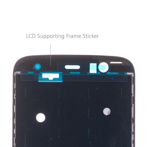OEM LCD Supporting Frame for Motorola Moto M Gray