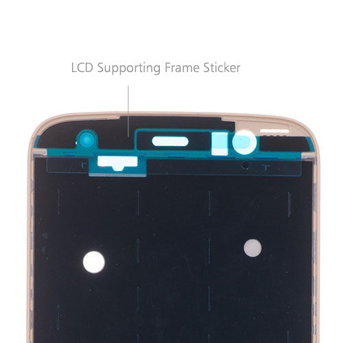 OEM LCD Supporting Frame for Motorola Moto M Gold