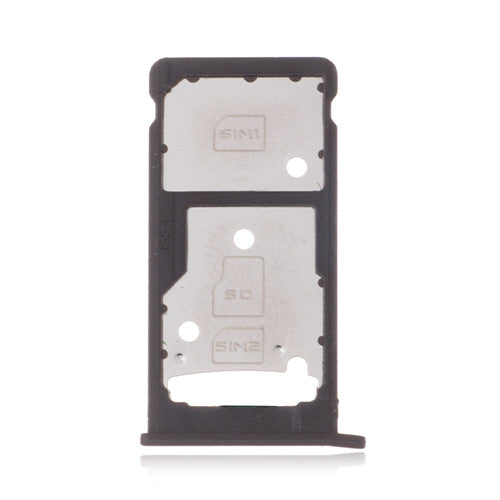OEM SIM + SD Card Tray for Huawei Y7 Prime Black