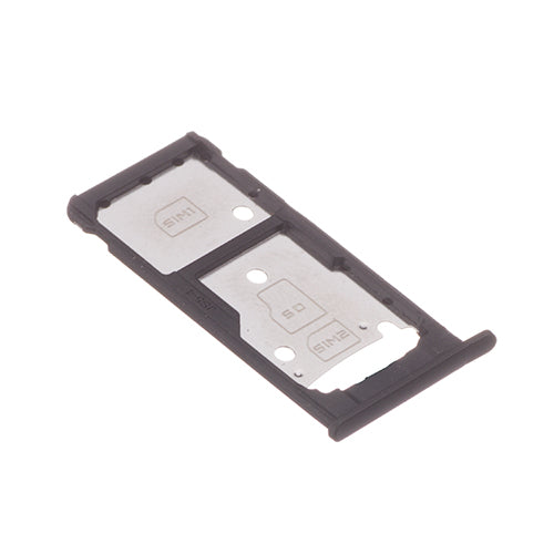 OEM SIM + SD Card Tray for Huawei Y7 Prime Black