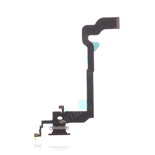Custom Charging Port Flex for iPhone X Black