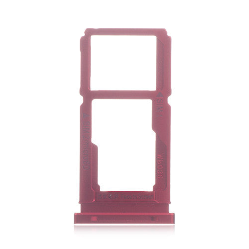 OEM SIM + SD Card Tray for OPPO R15 Pro Dream Mirror Red