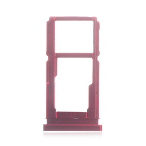 OEM SIM + SD Card Tray for OPPO R15 Pro Dream Mirror Red