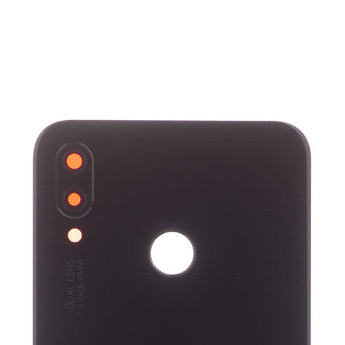OEM Battery Cover + Camera Lens for Huawei P20 Lite Midnight Black