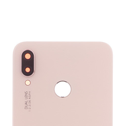 OEM Battery Cover + Camera Lens for Huawei P20 Lite Sakura Pink